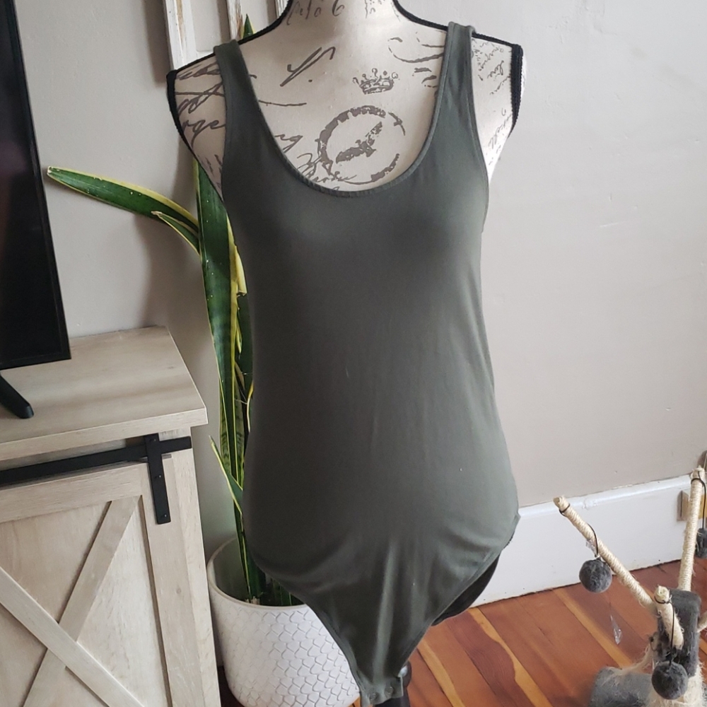 Green body suit